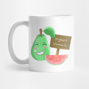 cute guava funny cartoon Mug